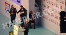 Cumhurbaşkanı Erdoğan'ın AK Parti İBB Başkan Adayı Yıldırım'ı Dinlediği Anlar Törene Damga Vurdu