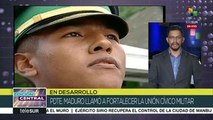 Venezuela: Maduro encabeza acto de salutación de la Fuerza Armada