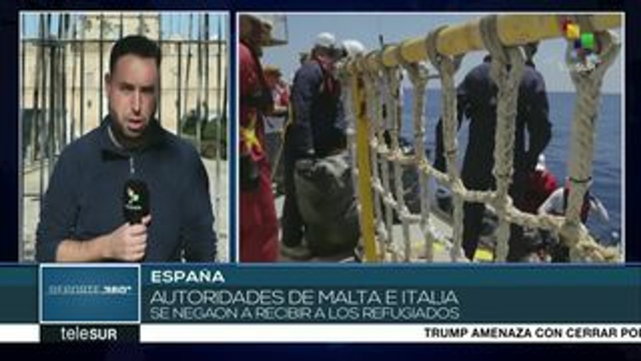 España permite desembarco de refugiados rescatados en costas libias