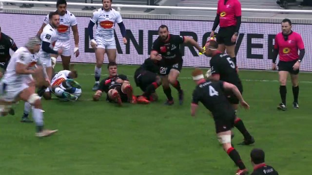 TOP 14 - Essai Mickael IVALDI (LOU) - Lyon - Agen - J13 - Saison 2018/2019