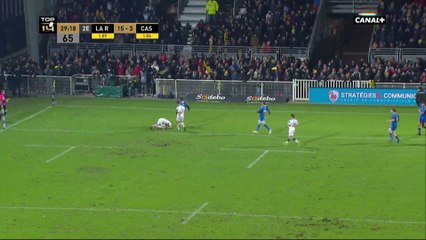 TOP14 - 13ème journée : La Rochelle / Castres - Marc Andreu y va de son essai !
