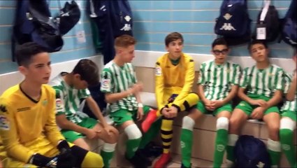 La Arenga en el Vestuario del Betis Antes de Jugar la Semifinal de LaLiga Promises 2018