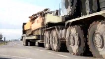 الجيش التركي يرسل تعزيزات جديدة إلى الحدود مع سوريا (1) - هطاي