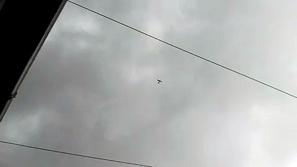 Spitfire flying over Fishbourne from the Goodwood Festival of speed