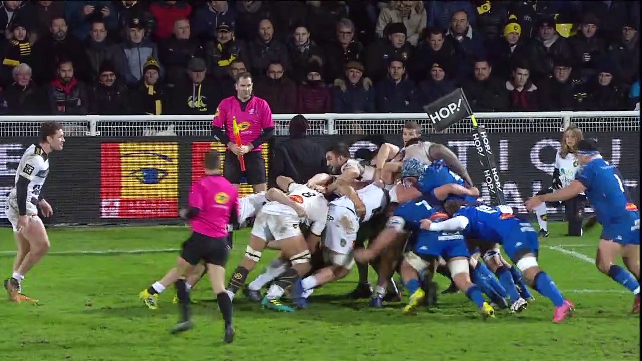 TOP 14 - Essai de PENALITE (SR) - La Rochelle - Castres - J13 - Saison 2018/2019