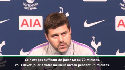 20e j. - Pochettino : "Nous ne sommes pas assez constants"
