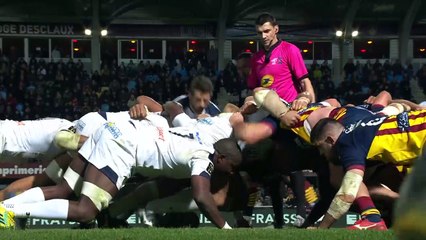 TOP 14 - Essai Peceli YATO (ASM) - Perpignan - Clermont - J13 - Saison 2018/2019