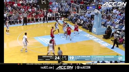Davidson vs. North Carolina Basketball Highlights (2018-19)