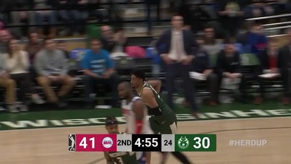 Christian Wood slams home the alley-oop