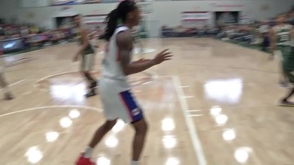 Christian Wood slams home the alley-oop