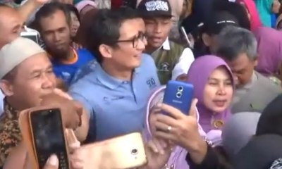 Sandiaga: Bertemu Warga Bisa Perkaya Materi Debat Pilpres