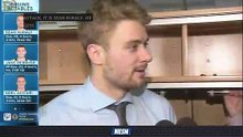 Bruins' Sean Kuraly Reacts To Overtime Winner Vs. Sabres