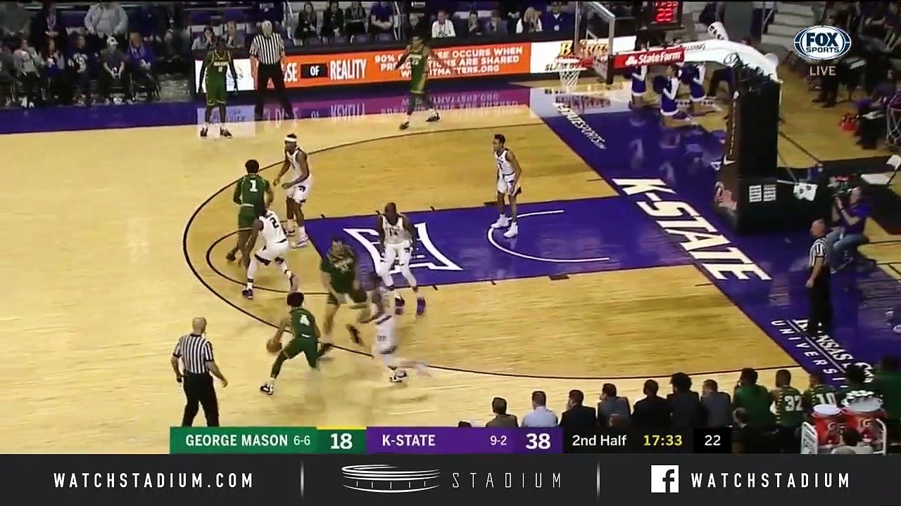George Mason vs. Kansas State Basketball Highlights (2018-19)