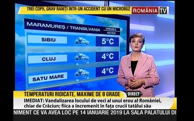 STIRILE DIMINETII ROMANIA TV 30 DECEMBRIE 2018