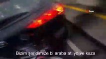 İstanbul’da hatalı sollama yapan düğün konvoyu kazaya neden oldu