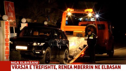 Report TV - Elbasan, Range Rover-it i shosh nga plumbat, ekzekutohen 3 persona në sy të familjarëve
