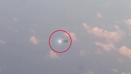 Huge Flying Disk In Sky