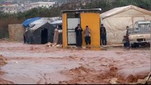 Heavy rains, floods displace thousands of refugees in Syria