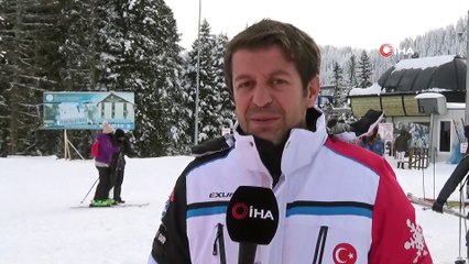 Ilgaz Dağı Milli Parkı’nda yılbaşı yoğunluğu yaşanıyor