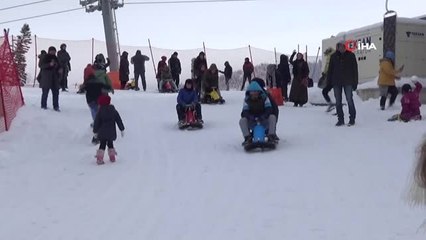 Ilgaz Dağı Milli Parkı'nda Yılbaşı Yoğunluğu Yaşanıyor