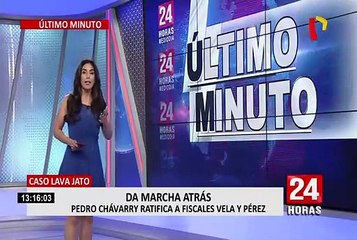 Pedro Chávarry repone a Rafael Vela y Domingo Pérez como integrantes en caso Lava Jato