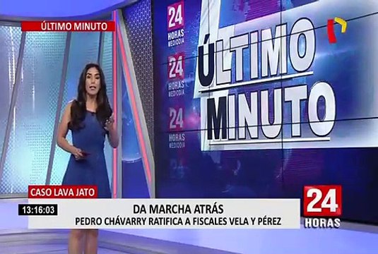 Pedro Chávarry repone a Rafael Vela y Domingo Pérez como integrantes en caso Lava Jato