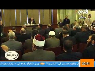 تغطية لمؤتمر الاحزاب مع المشير وموقف الاغلبية من الاحتجاجات على التأسيسية