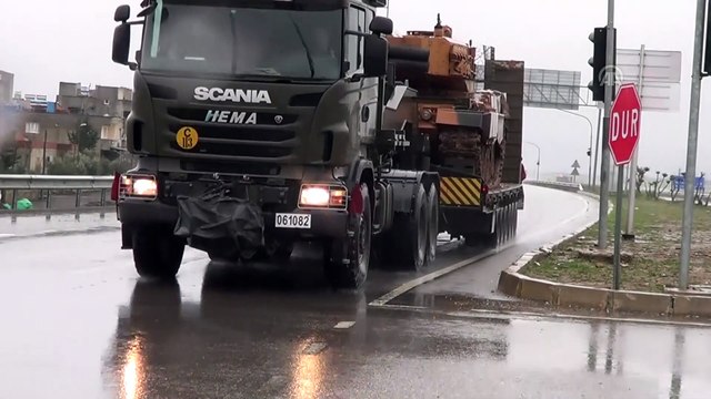 Suriye sınırına askeri sevkiyat - GAZİANTEP