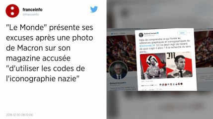 Le Monde présente ses excuses après un montage photo de Macron rappelant la propagande nazie