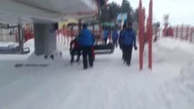 Cıbıltepe Kayak Merkezi'nde Çok Sayıda Kişi Mahsur Kaldı (3)