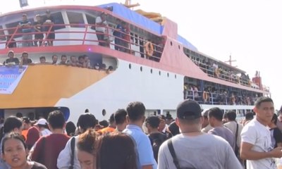 Jelang Tahun Baru, Pelabuhan Manado Dipadati Penumpang