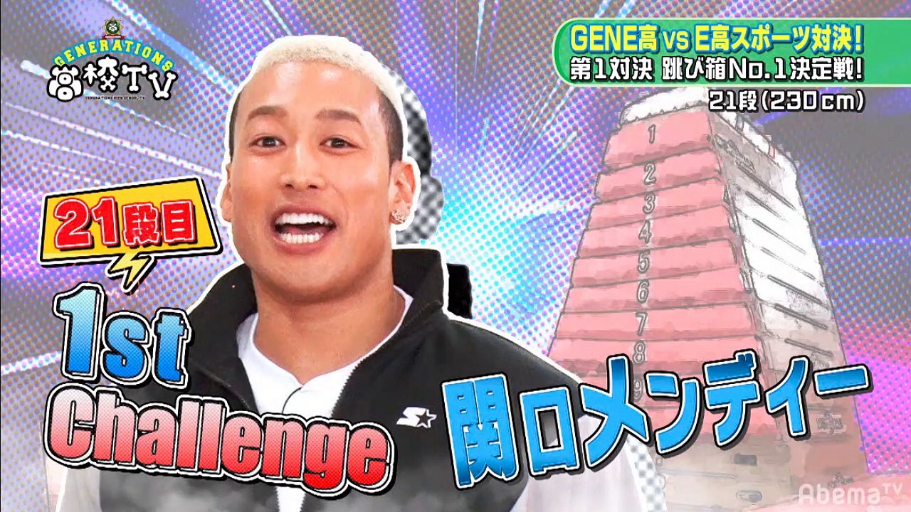 Two-hour special program "GENERATIONS HIGH SCHOOL TV Energy Zenkai! E-Kou ga Norikondekita Special"  GENE-Kou(GENERATIONS HIGH SCHOOL) vs.E-Kou(E-girls HIGH SCHOOL) pt.3