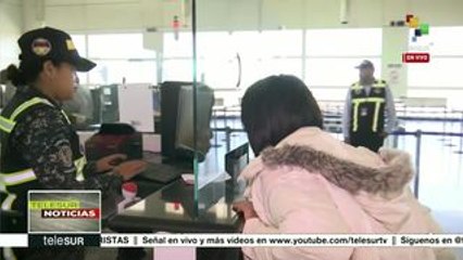 Venezuela: arriban retornados desde Ecuador y Perú