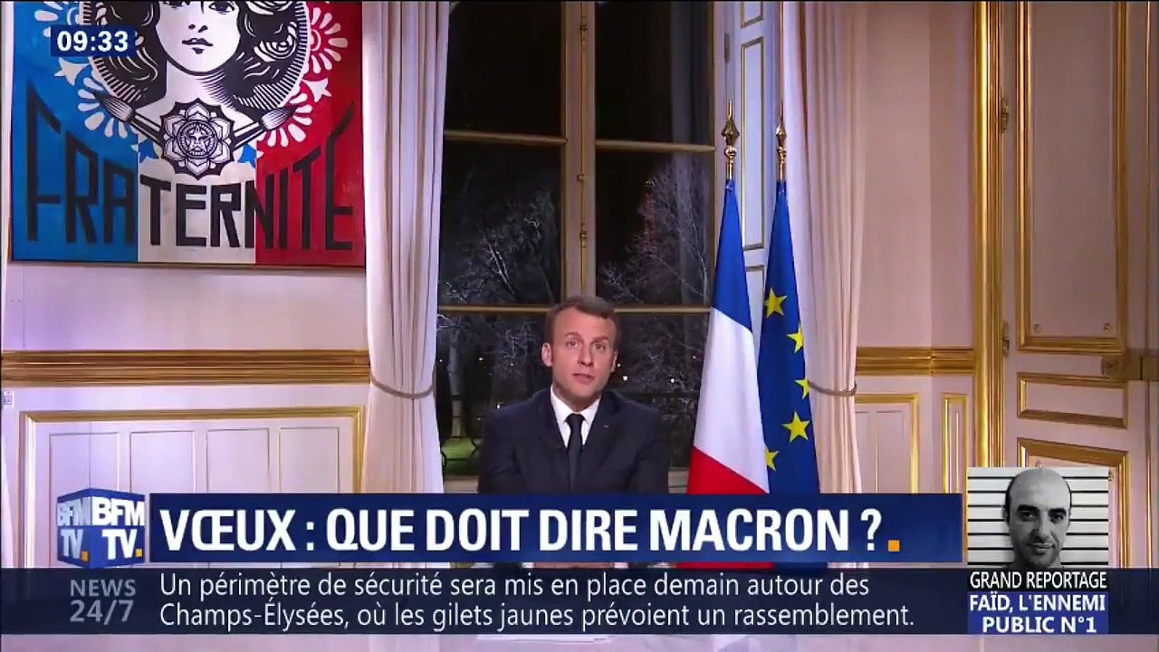 Vœux aux Français: que doit dire Emmanuel Macron?