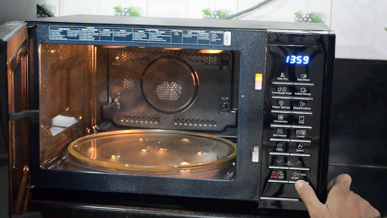Unboxing and review of Samsung 28 L Convection Microwave Oven  (MC28H5025QB-TL, Black) - सैमसंग 28 एल संवहन माइक्रोवेव ओवन की अनबॉक्सिंग और समीक्षा