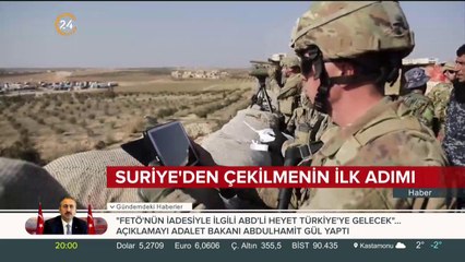 ABD'den Suriye'den çekilmeye yönelik ilk adım atıldı