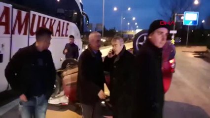 Bursa İnegöl'de Takla Atan Otomobildeki Kadın Yolcu Yaralandı