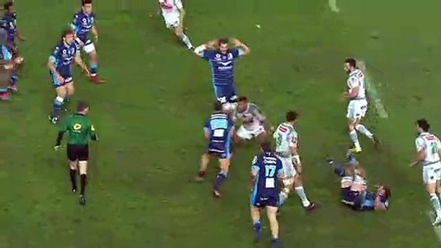 TOP 14 - Essai Jacques DU PLESSIS 2 (MHR) - Montpellier - Pau - J13 - Saison 2018/2019