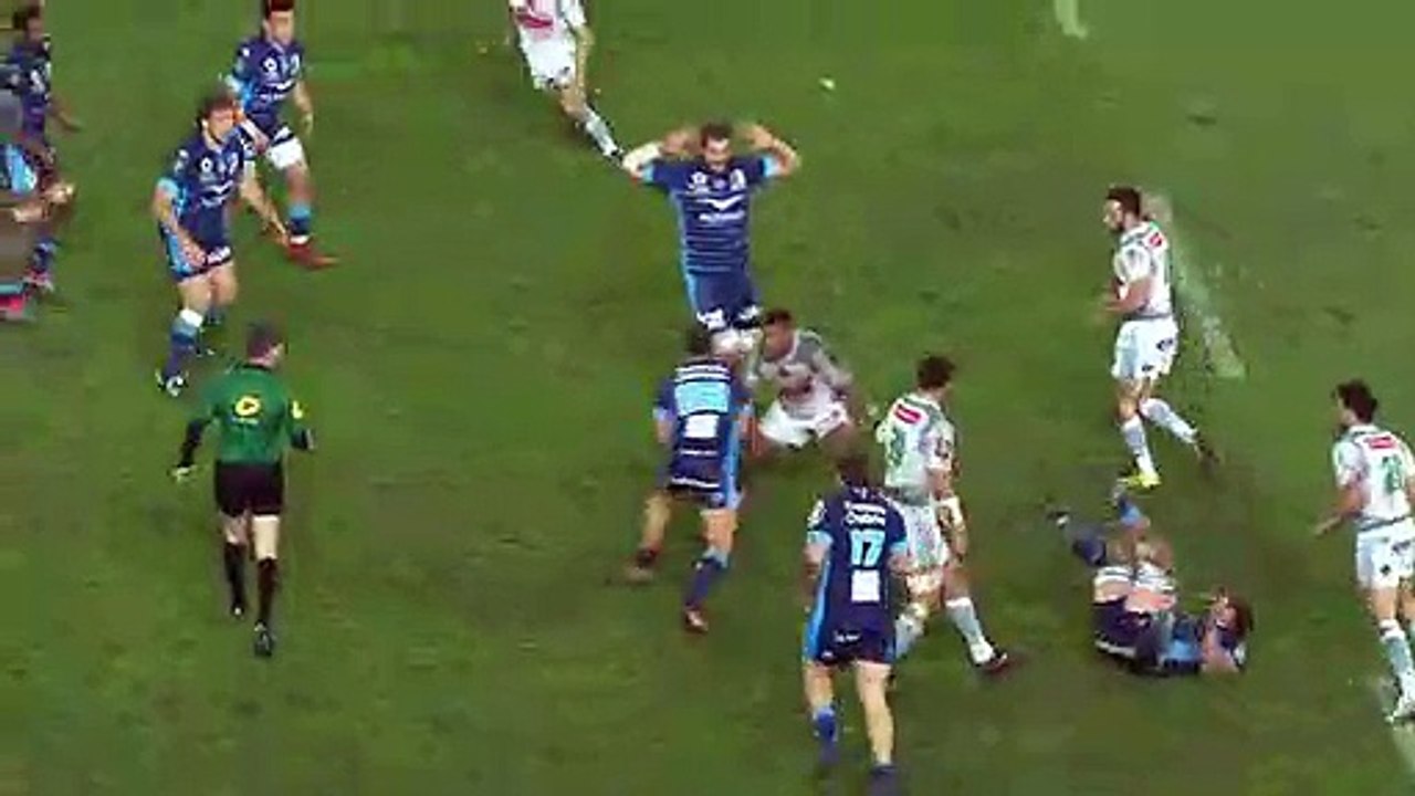 TOP 14 - Essai Jacques DU PLESSIS 2 (MHR) - Montpellier - Pau - J13 - Saison 2018/2019