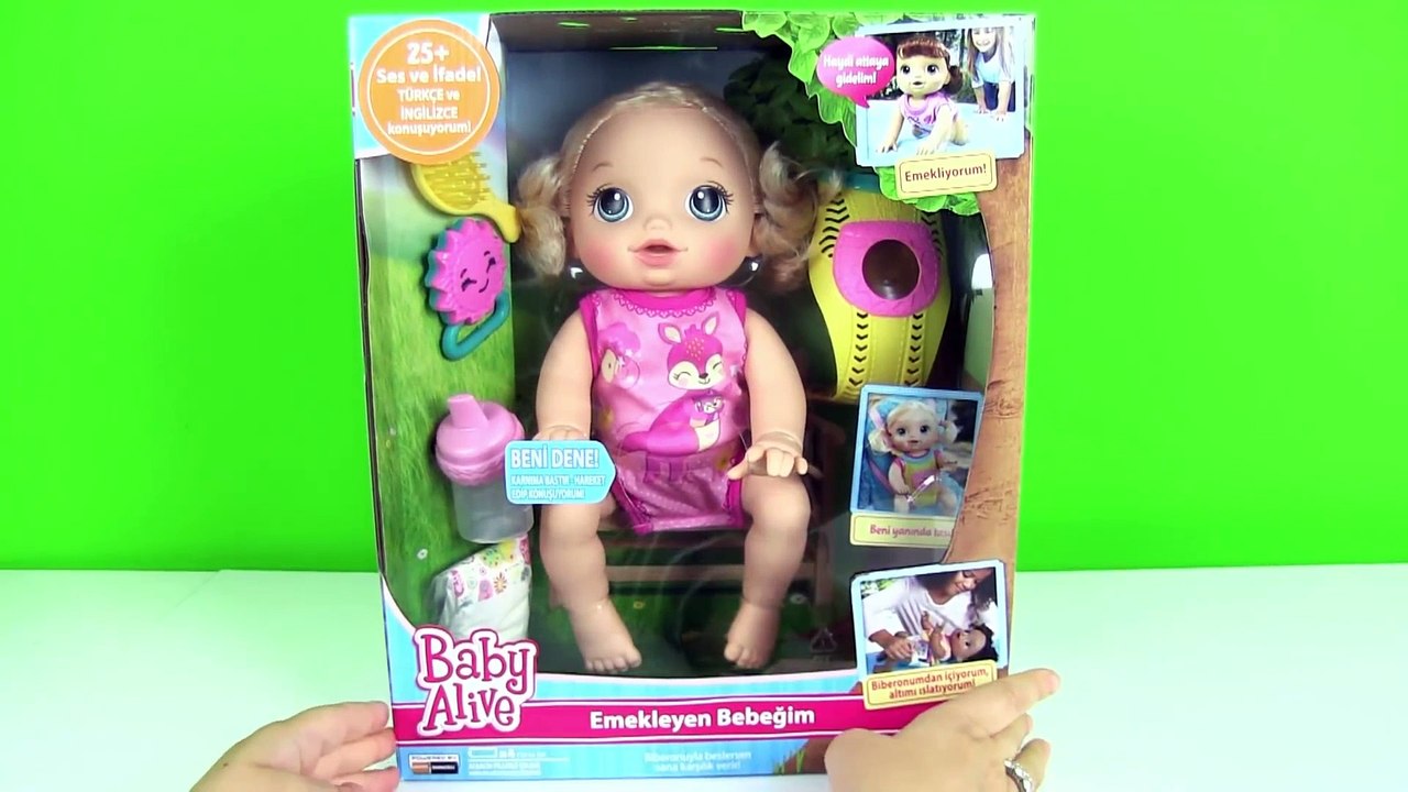 Baby Alive Emekleyen Bebeğim Oyuncak Bebek Bye Bye Baby Crawling Doll