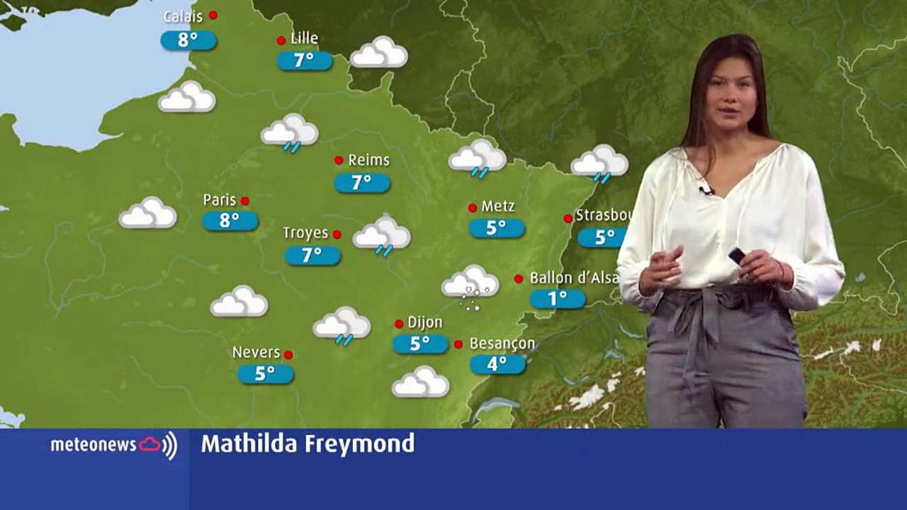 Grisaille et quelques gouttes ce lundi