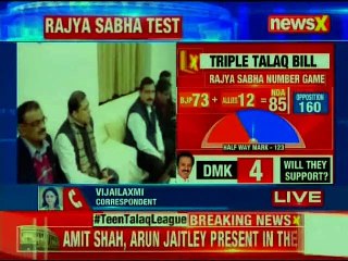 Triple Talaq Bill: Rajya Sabha adjourned till 2 PM