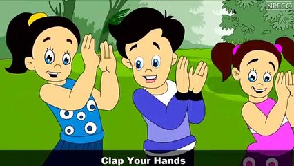 Nursery Rhymes | Clap Your Hands | Sujatha | English Children Song