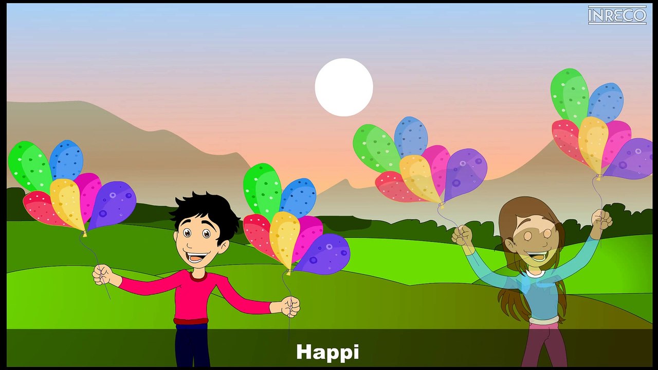 Nursery Rhymes | HAPPY | Sujatha | English Children Song