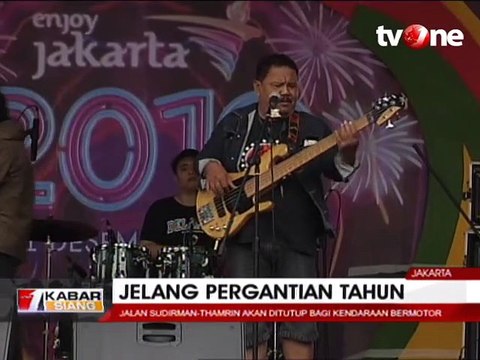 Rayakan Malam Tahun Baru, Sudirman-Thamrin Ditutup
