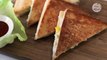 Chicken Cheese Toast Sandwich - Chicken Toast Sandwich On A Pan - Healthy Snack Recipe - Smita
