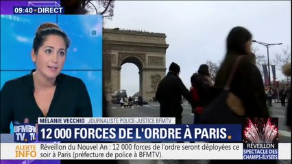 Réveillon du Nouvel An: 12.000 forces de l'ordre seront déployés ce soir à Paris