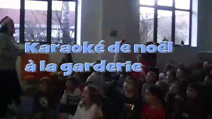 karaoké de noël en accueil du soir