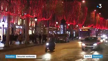 Réveillon : les Champs-Élysées placés sous très haute sécurité