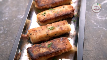 Cheesy Upma Fingers - Leftover Upma Recipe - Tiffin Recipe For Kids - Sonali